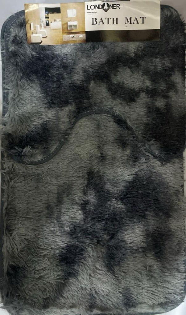 Londoner 2-Piece Fluffy Bath Mat Set