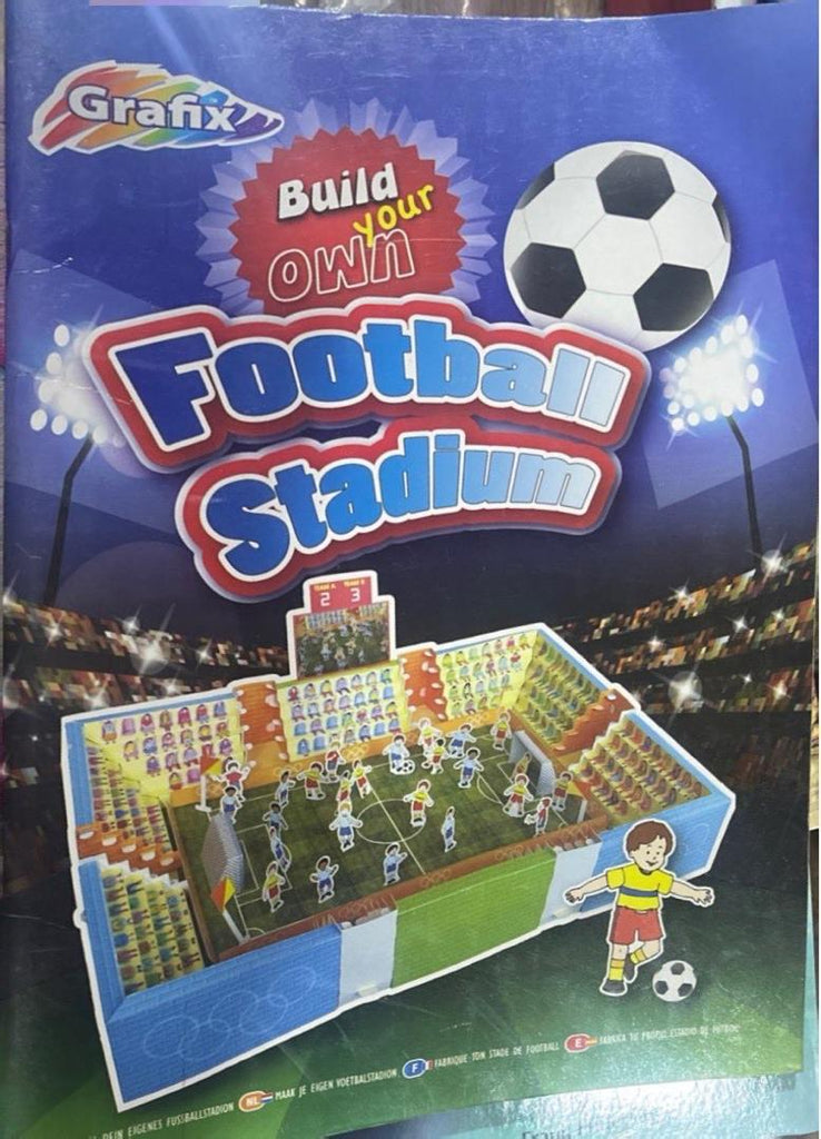 Grafix Build Your Own Football Stadium Book