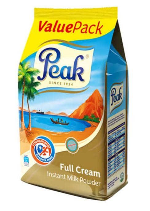 Peak Full Cream Instant Milk Powder – 360g Refill