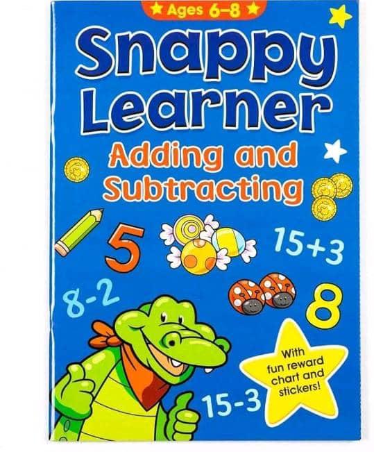 Alligator Snappy Learner: Adding & Subtracting Workbook (Ages 6-8)