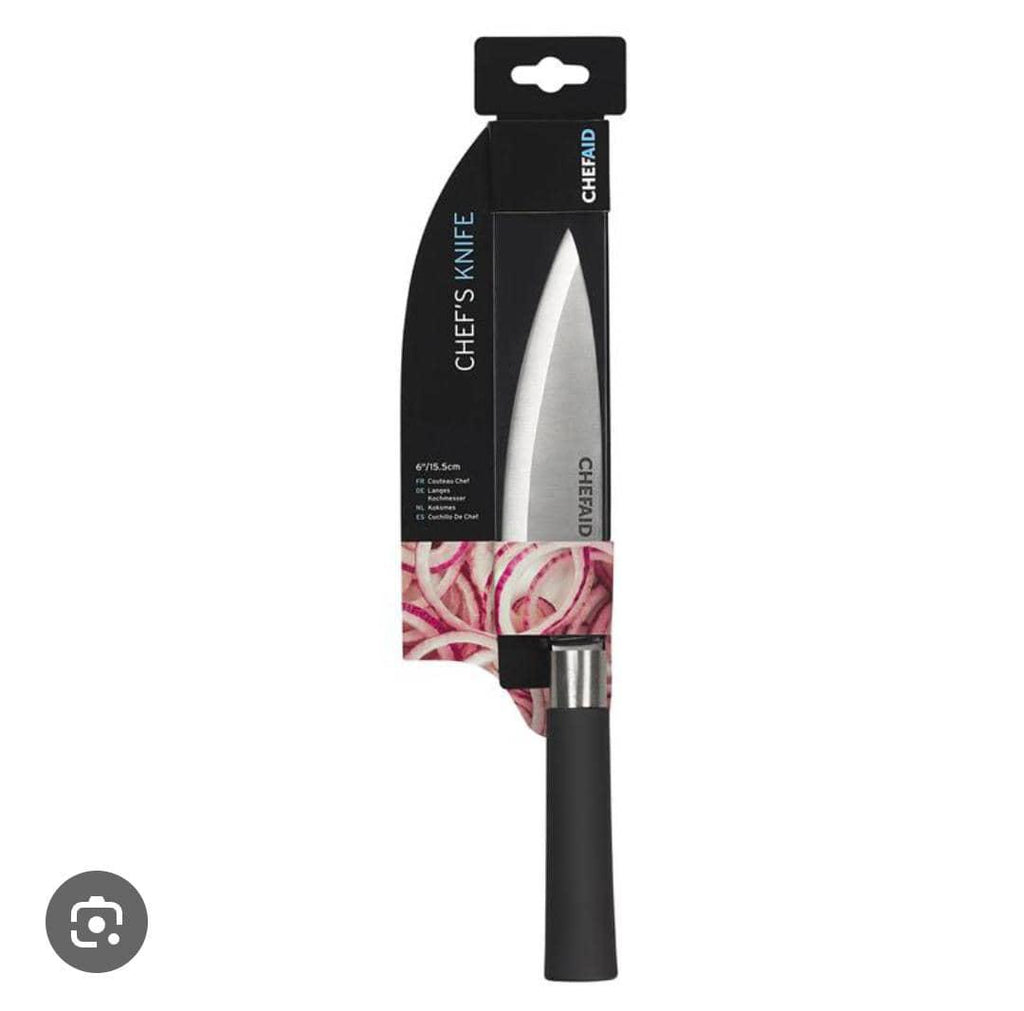 ChefAid Chef’s Knife with Soft-Grip Handle – 15cm (6 Inches)