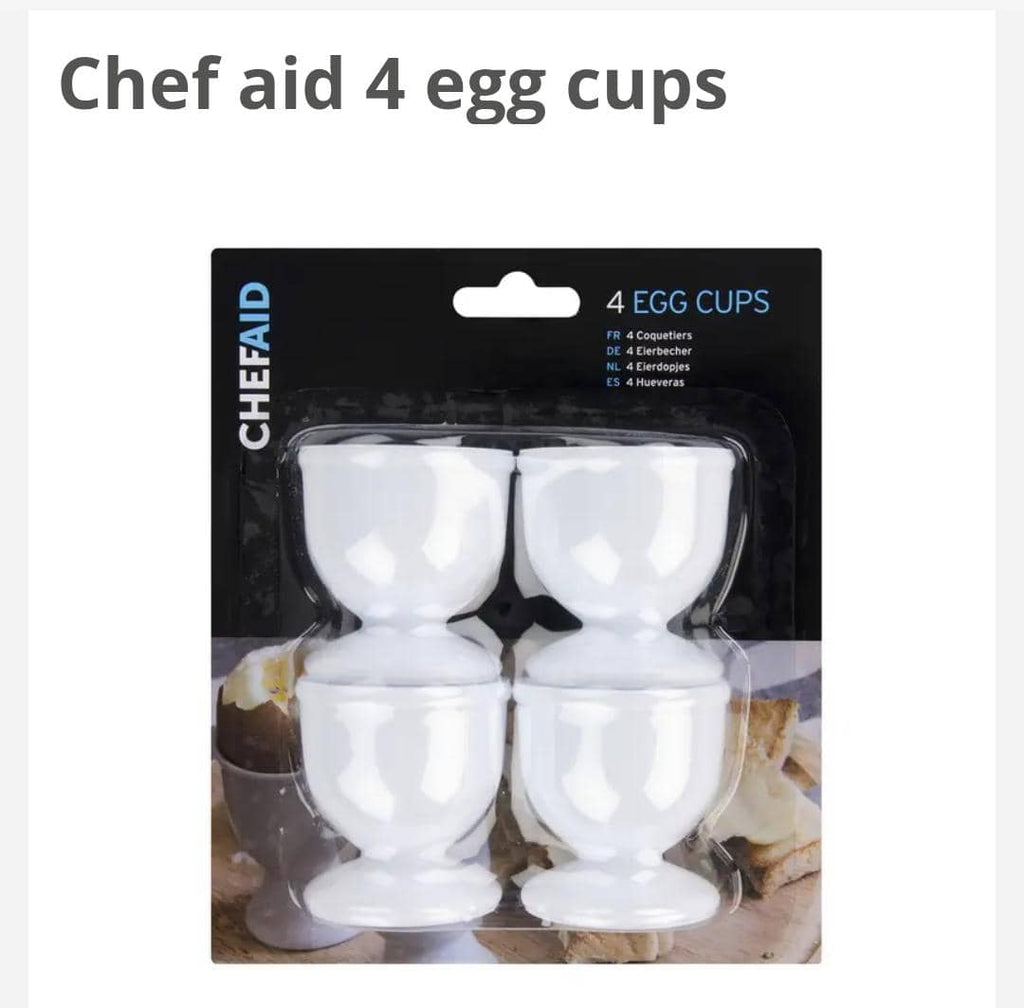 CHEFAID 4‑Piece Egg Cup Set
