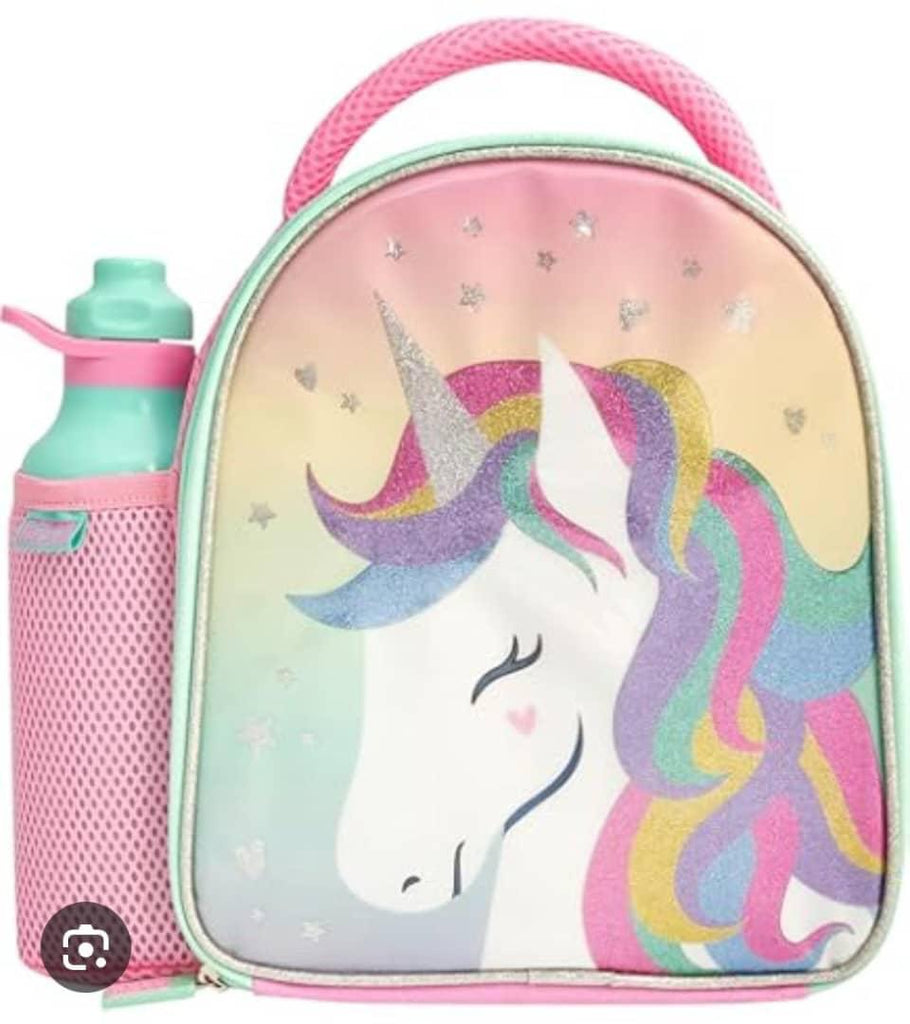 Unicorn Insulated Lunch Bag with Matching Drinking Bottle