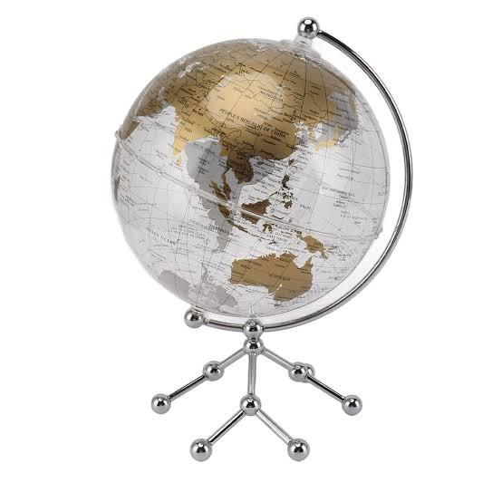 Transparent 20cm World Globe