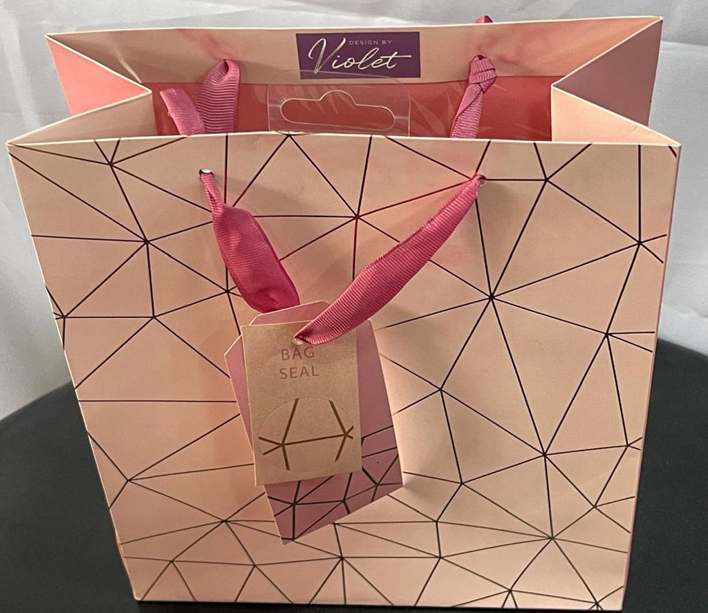 Design by Violet Small Desert Sand Pyramid Gift Bag