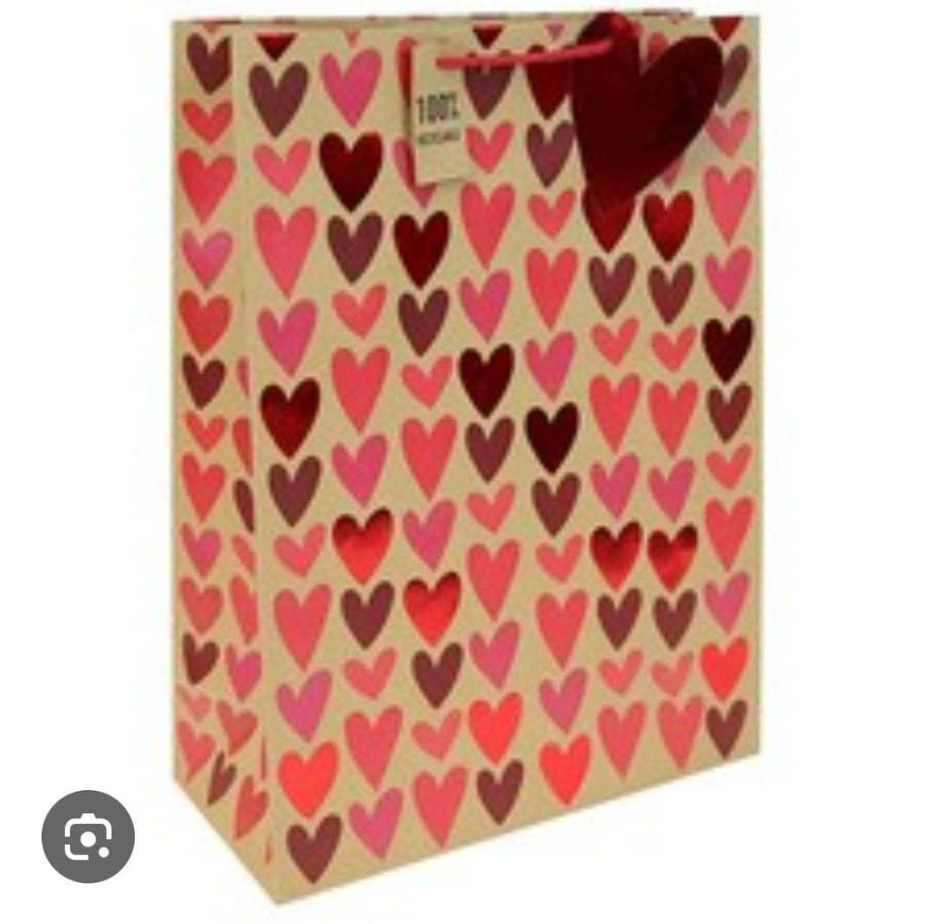 Eurowrap Small Gift Bag – Love Patterned Design