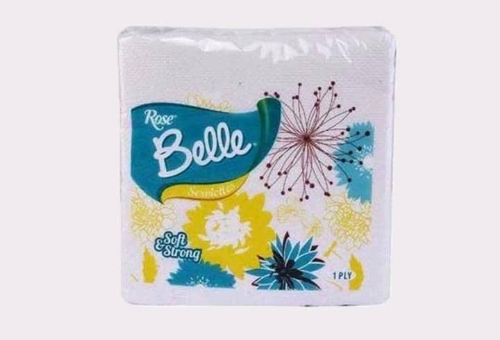 Rose Belle 1-Ply Serviettes – Soft & Strong