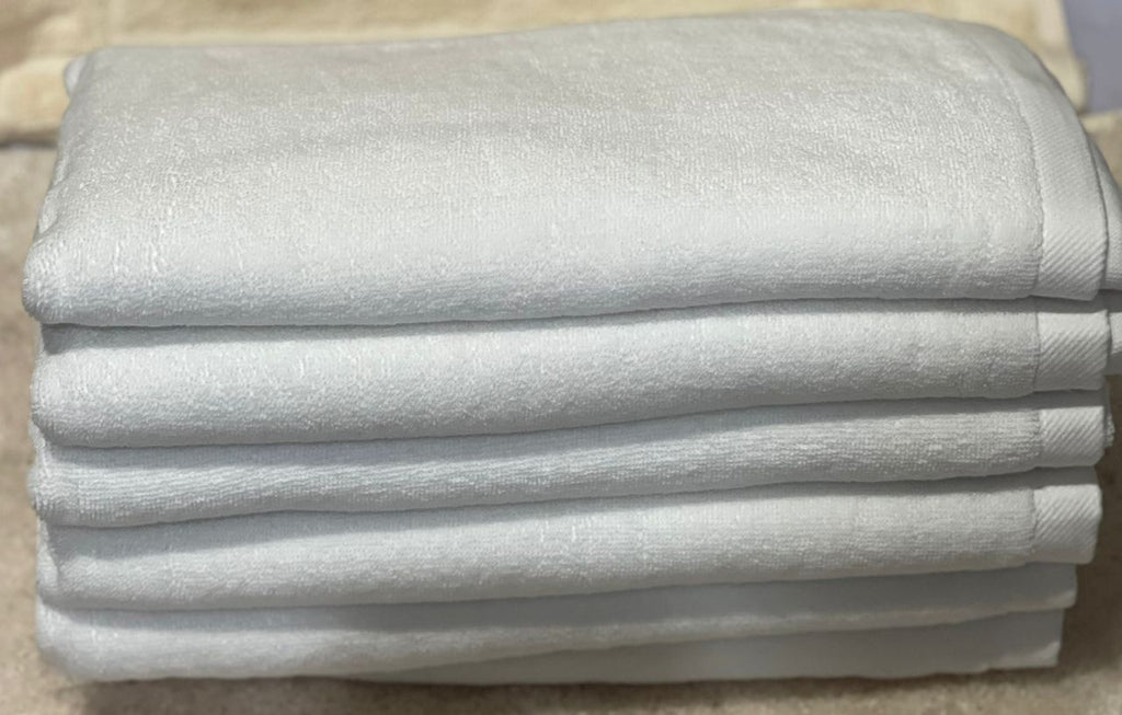 Classic White Cotton Bath Towel