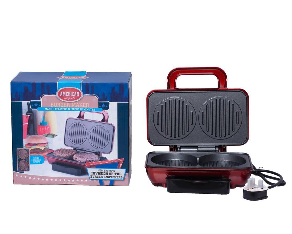 American Brand 2-Burger Maker – Quick & Easy