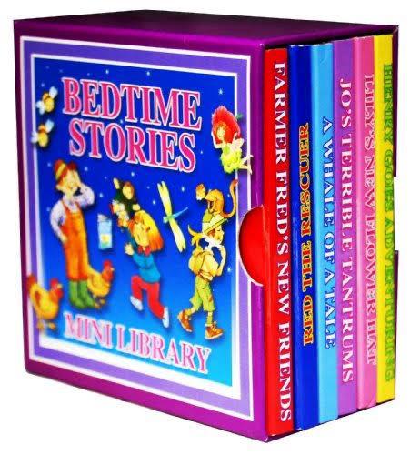 Mini Library Bedtime Stories – 6 Mini Board Books in Carry Case