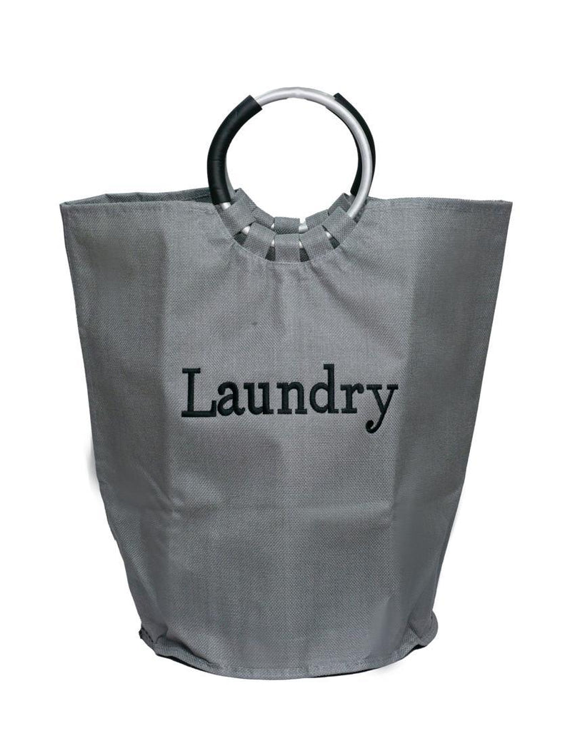 BLUE CANYON Foldable Lined Laundry Bag – Grey, 36×50cm