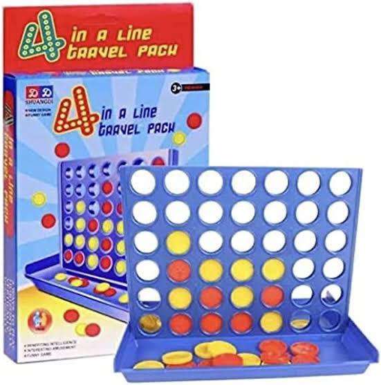 4 in a Line Travel Game – Compact Strategy Fun On-the-Go