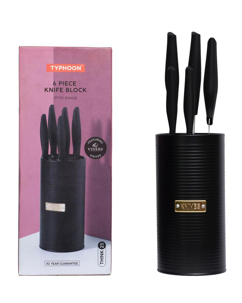 Typhoon Otto Range 6-Piece Knife Block Set