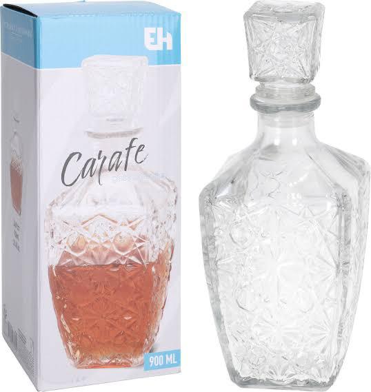 Elegant 900ML Glass Carafe – Classic Design