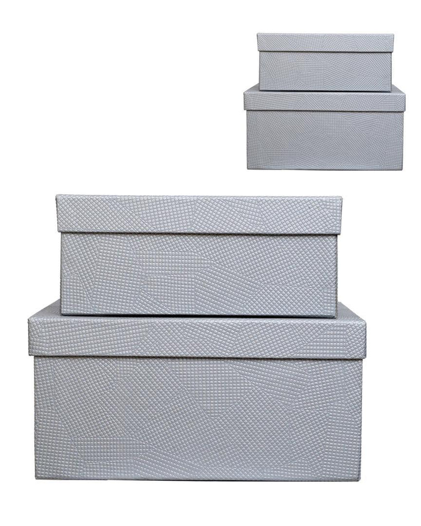 Grey 2-in-1 Gift Box Set – Classic & Versatile