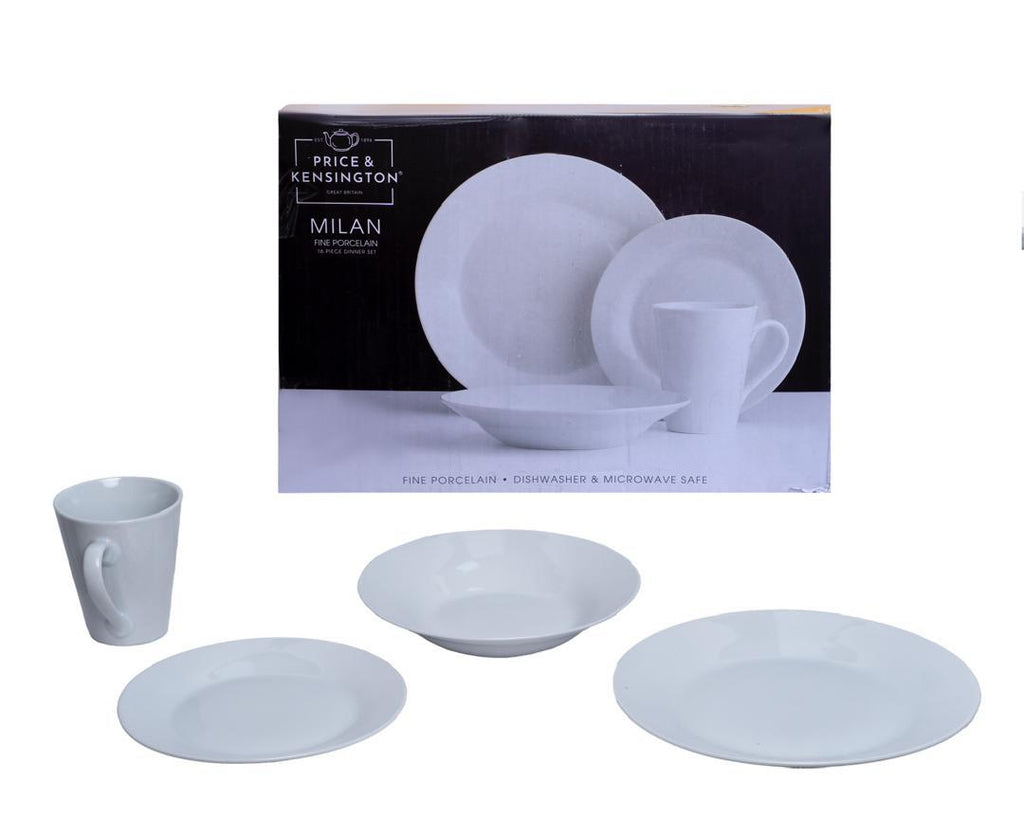 Price & Kensington 16-Piece Whitesmillan Dinner Set