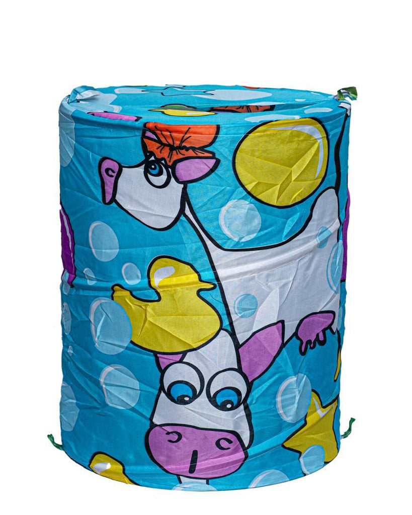 Foldable Laundry Hamper with Spiral Design – Space-Saving & Practical