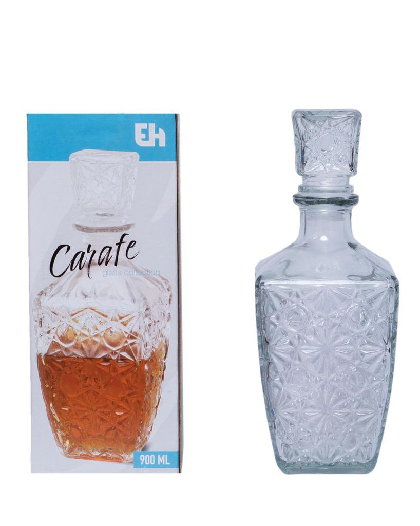 Stylish & Modern EH Carafe Decanter – Elevate Your Wine and Spirits Serving