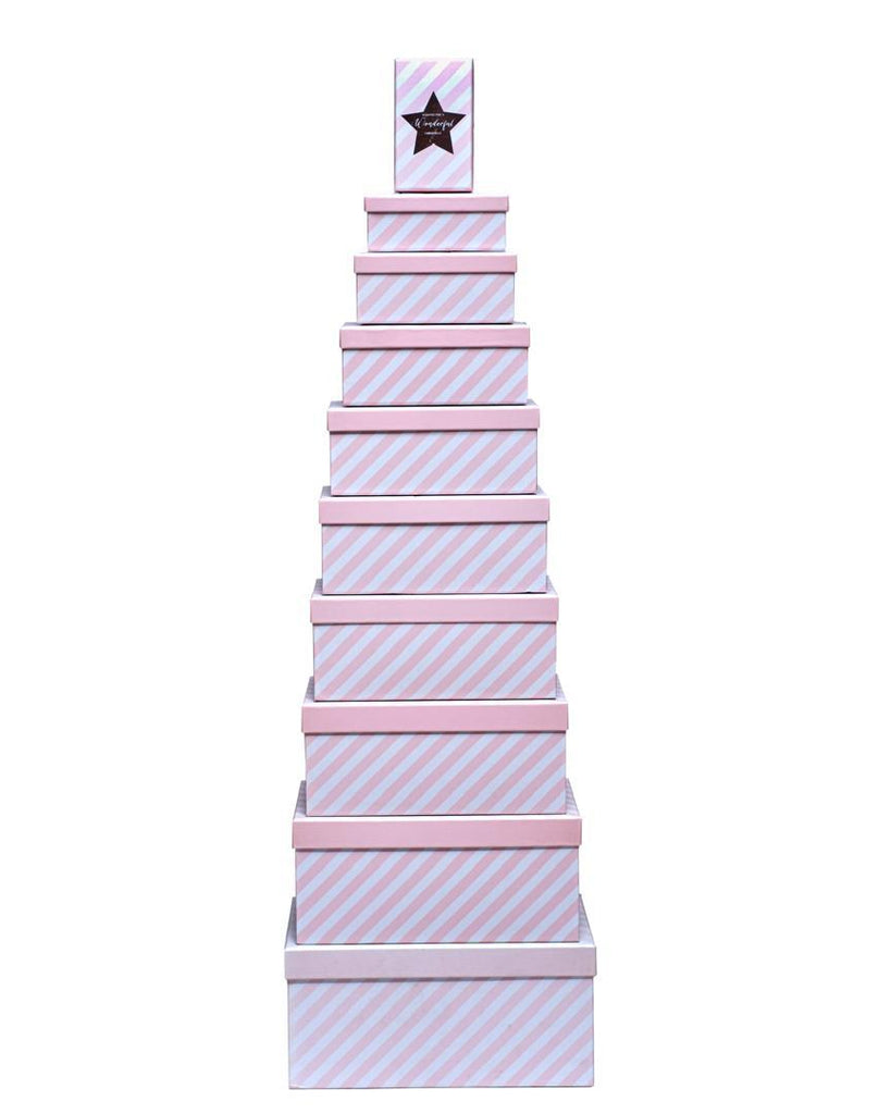 Delightful Merry Christmas 10-in-1 Gift Box – Charming Pink & White Edition