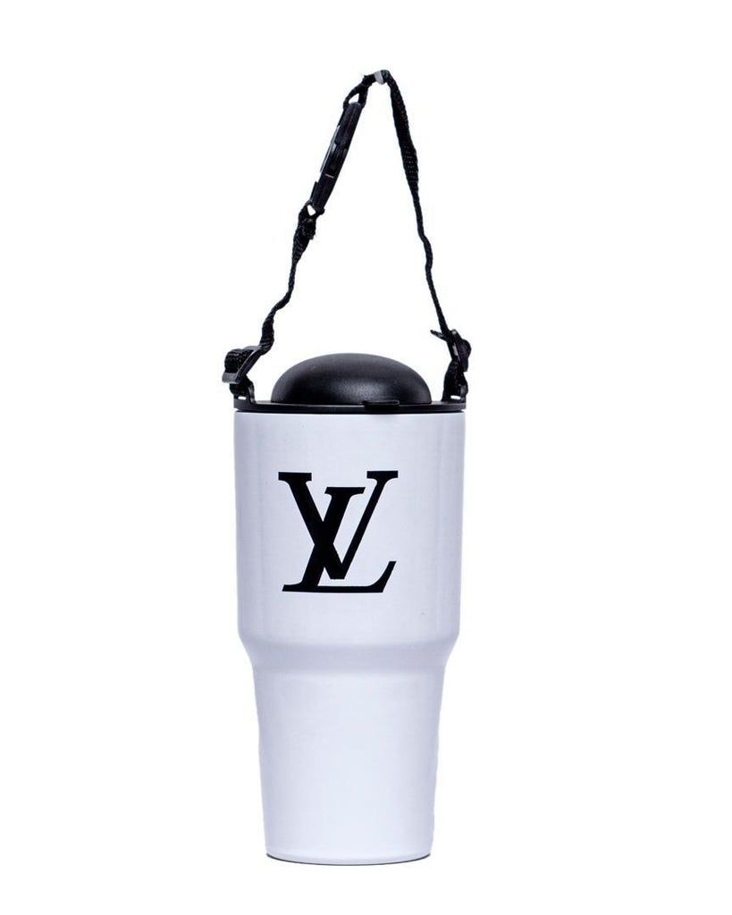 Classic White VL Coffee Cup with Elegant Handle