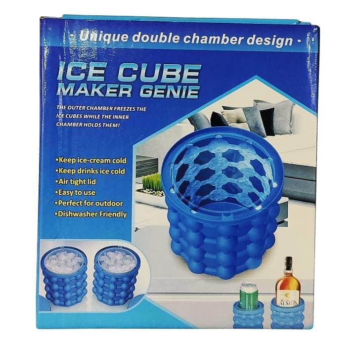 ICE CUBE MAKER GENIE – Unique Double Chamber Design