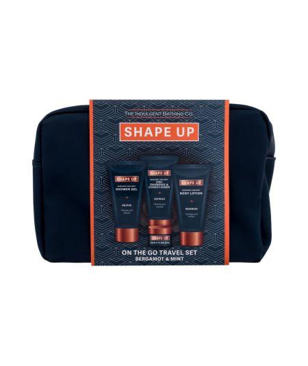 The Indulgent Bathing Co. Shape Up On The Go Travel Set – Bergamot & Mint