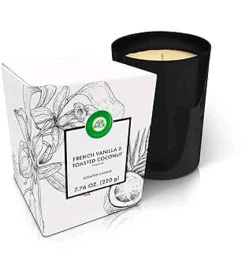 AIR WICK French Vanilla & Toasted Coconut Scented Candle
