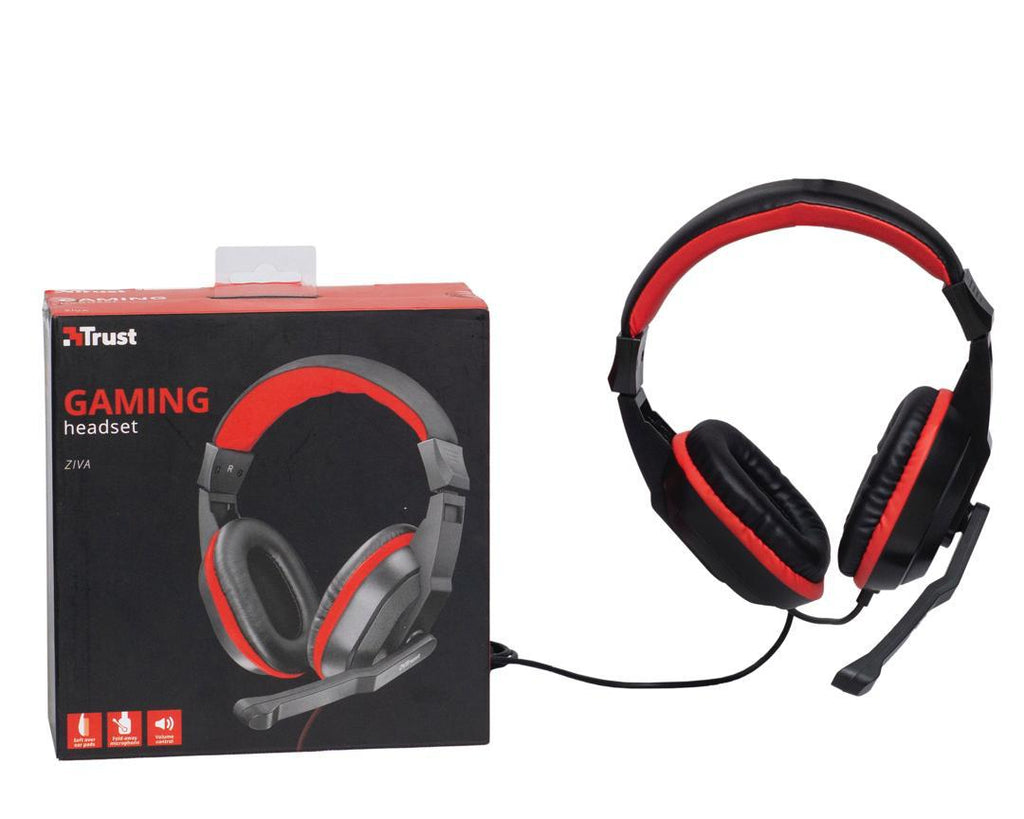 TRUST Ziva Gaming Headset – Foldaway Mic & Comfort Fit