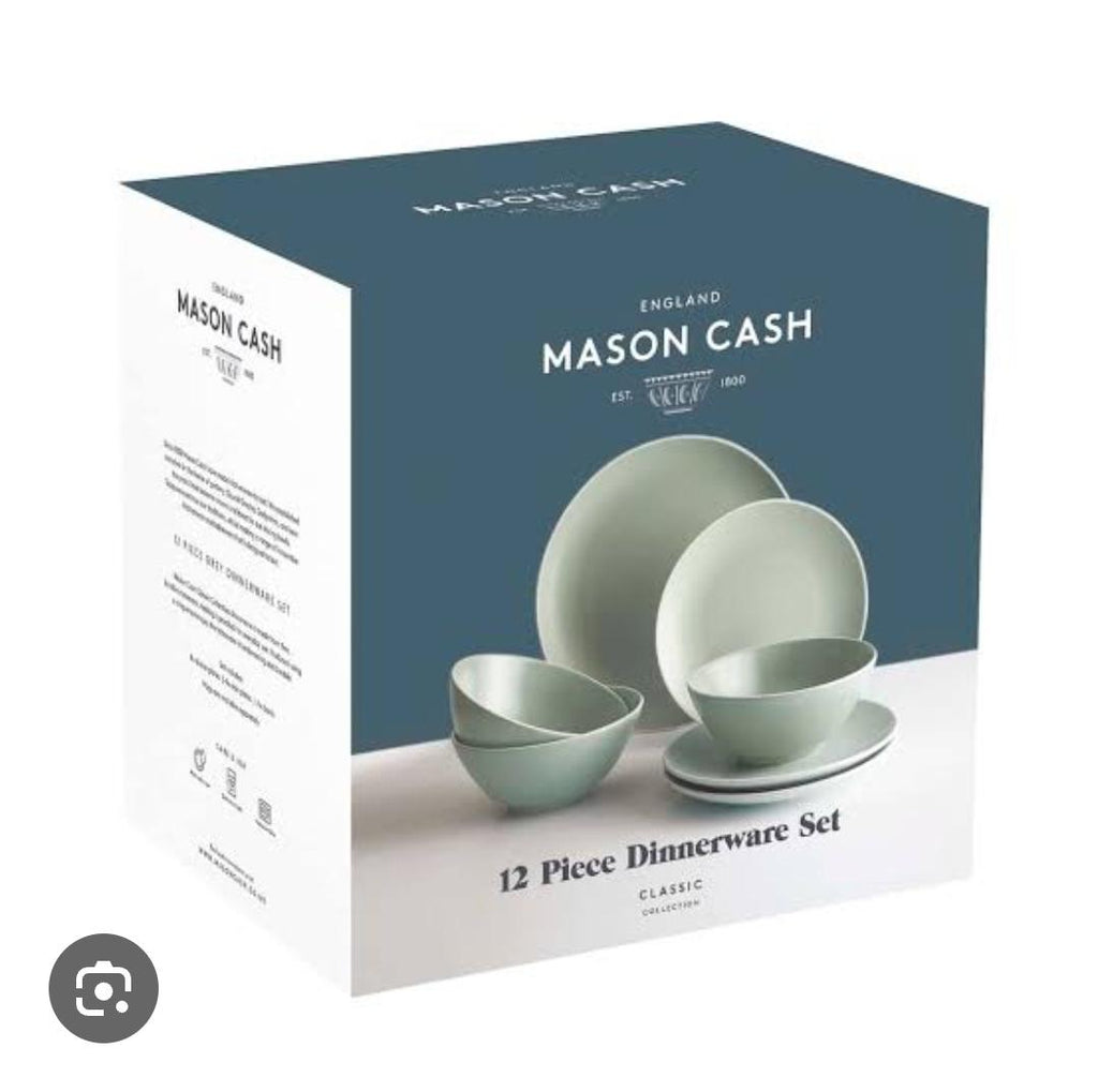 MASON CASH Classic 12-Piece Dinnerware Set