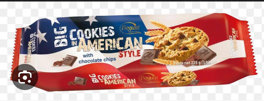 Bogutti Big Cookies – American Style with Chocolate Chips (225g)