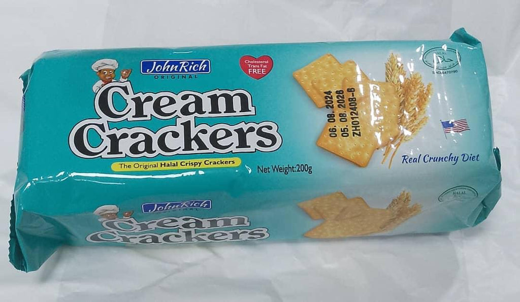 John Rich Original Cream Crackers – 200 g