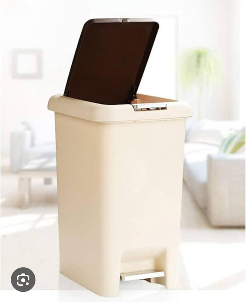 Duorenke 25L Double Lid Pedal Trash Bin