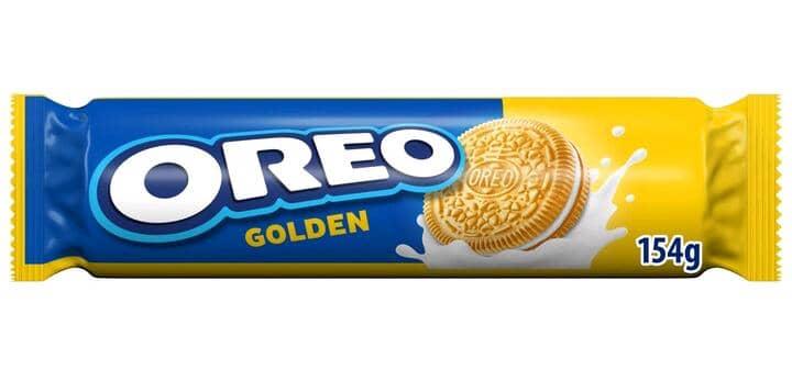 Oreo Golden Sandwich Biscuits – 154g