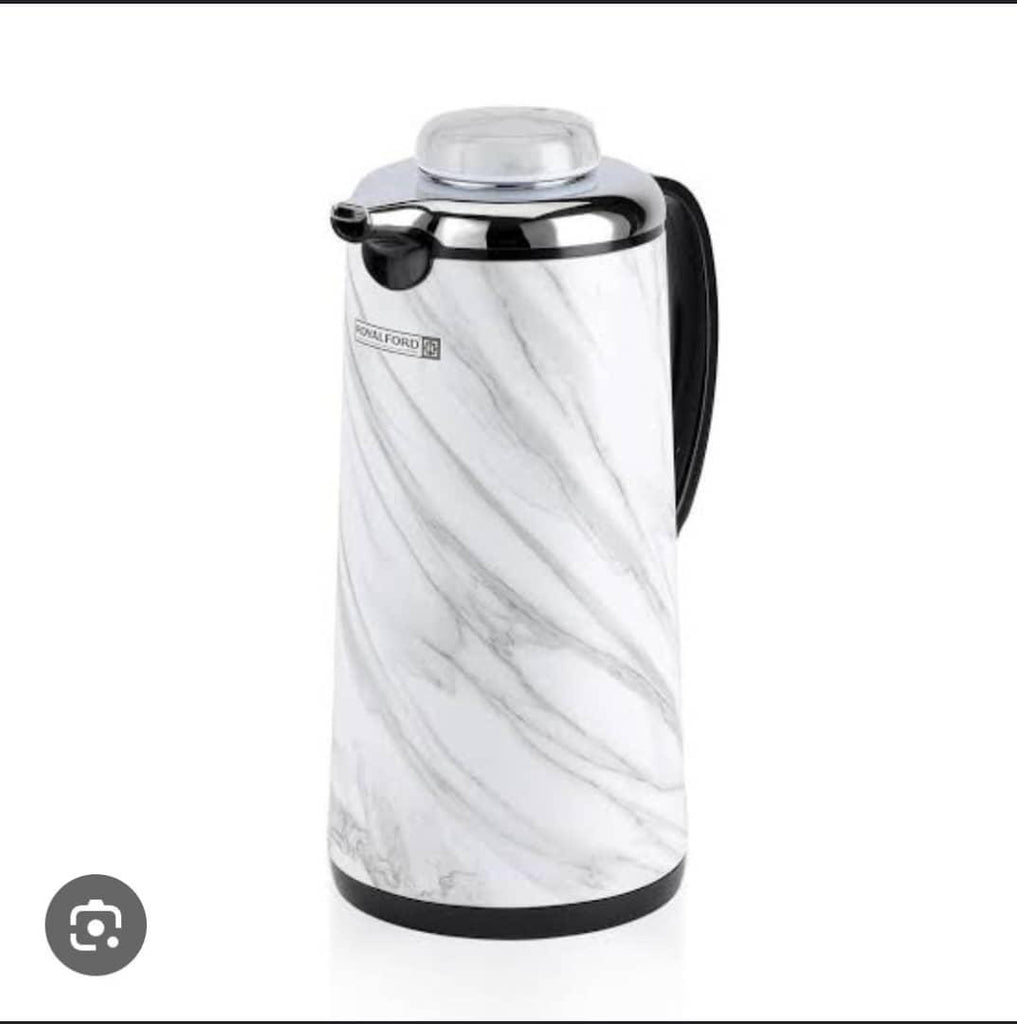 ROYAL FORD Marble Design Double-Walled Insulated Vacuum Flask – 1900ml