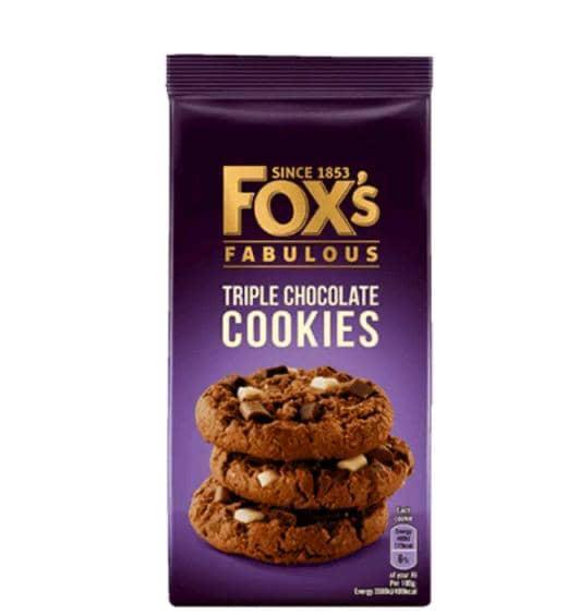 Fox’s Fabulous Triple Chocolate Cookies – 180g