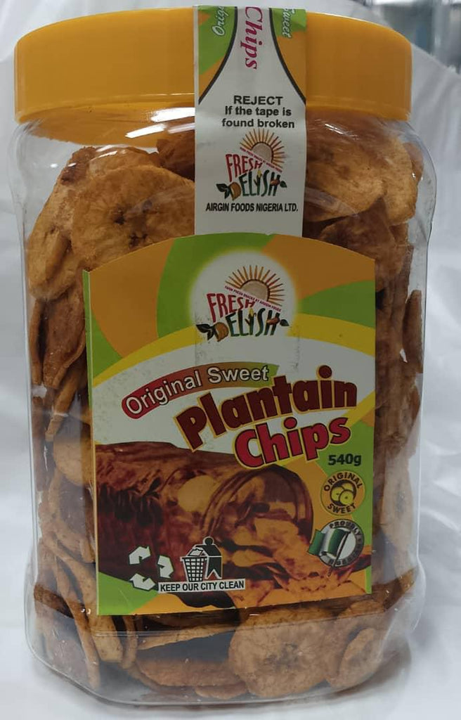 Fresh Elysh Original Sweet Plantain Chips – 540g
