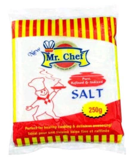 Mr. Chef Pure Refined & Iodized Salt – 250g