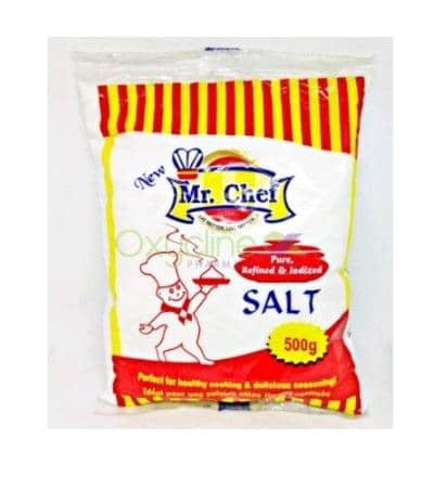 Mr. Chef Pure Refined & Iodized Salt – 500g