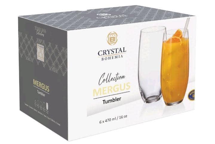 Crystal Bohemia Collections Margus – 6-Piece Tumbler Set