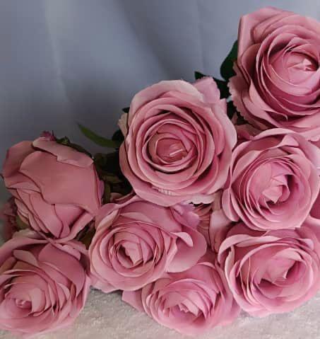 Silk Harper Rose – Blush Pink Single Artificial Flower