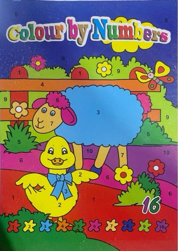 Colour by Numbers Book
