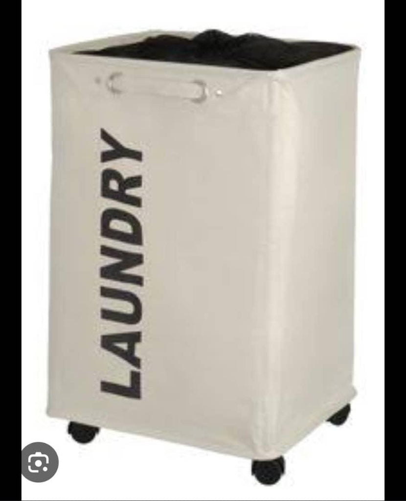 Rolling Stackable Laundry Hamper with 4 Tyres