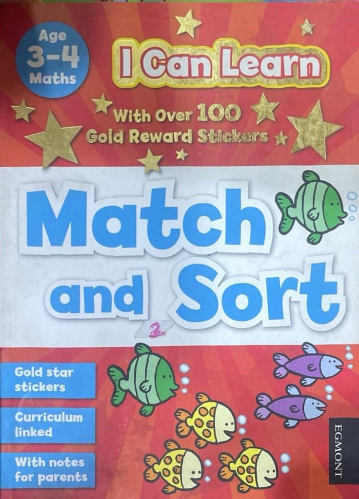 Egmont I Can Learn: Match & Sort Maths (Ages 3-4)