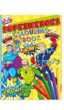 Superheroes Colouring Book – Action-Packed Fun for Kids