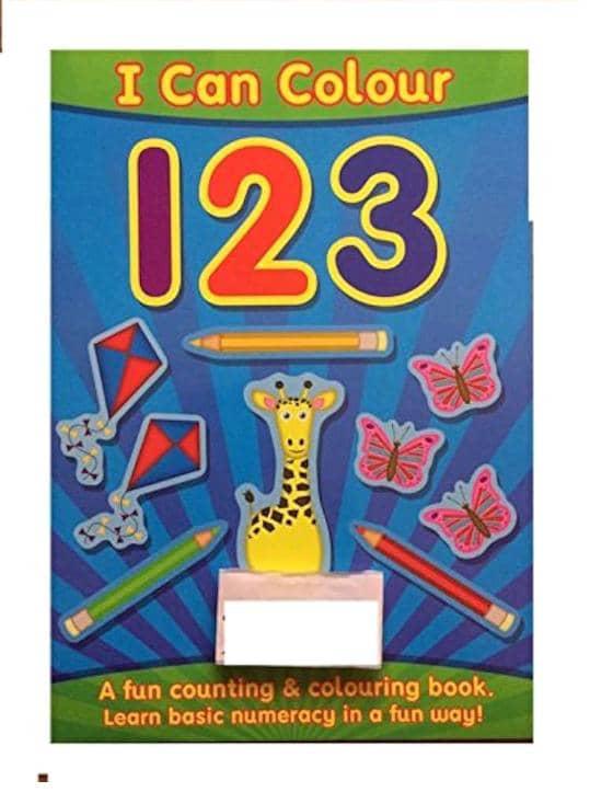 I Can Colour 1.2.3 – A Fun Counting & Colouring Book for Kids