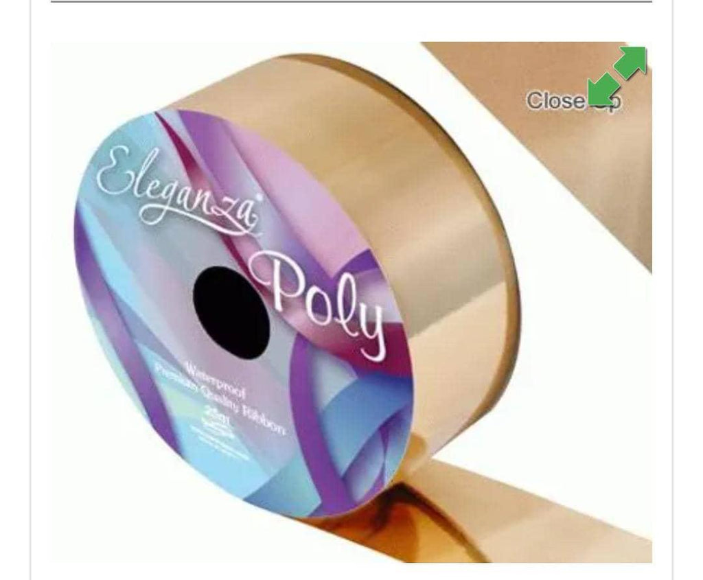 Eleganza Poly Waterproof Premium Ribbon – 50mm x 25m