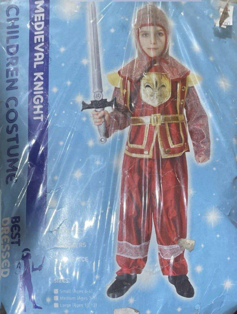Medieval Knight Costume – Size M (Ages 7-9)