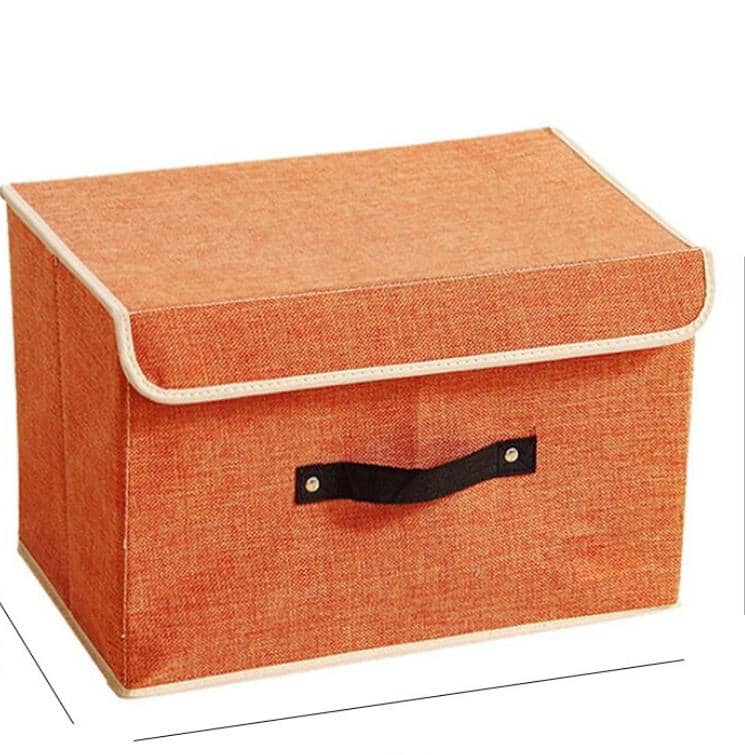 Storage Solutions Box with Cover & Handle – 35×25×16cm