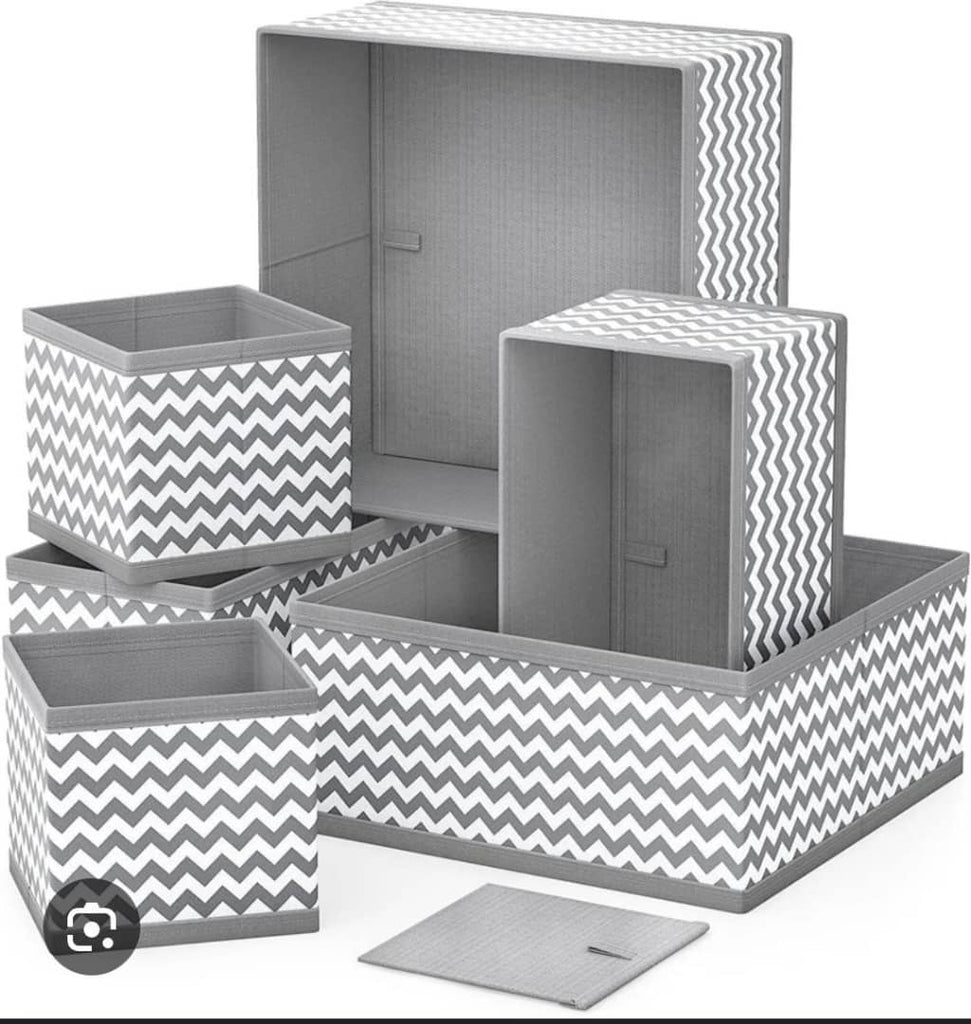 LKH 6‑Compartment Foldable Storage Organizer