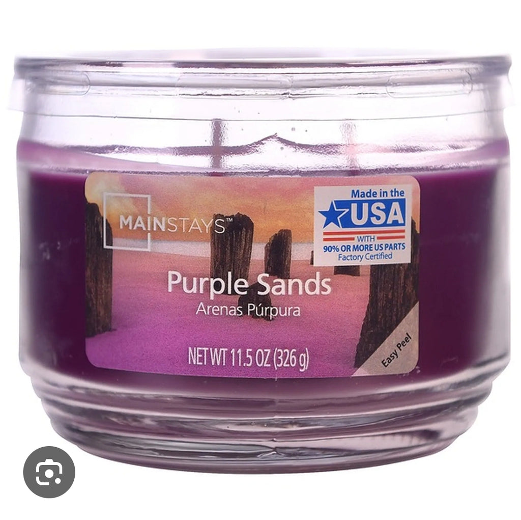 Mainstays Purple Sands Scented Candle (326g)